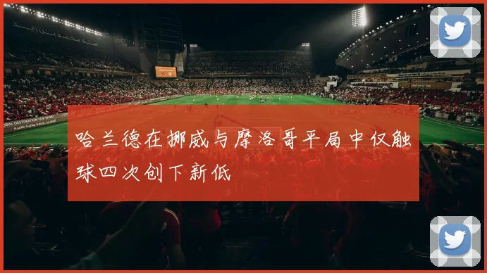 哈兰德在挪威与摩洛哥平局中仅触球四次创下新低